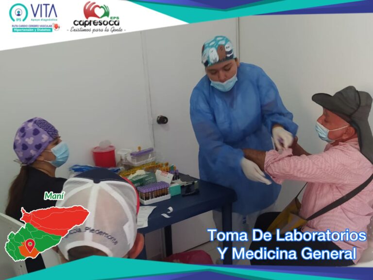 #Maní 📍 | Toma de laboratorios y medicina general.